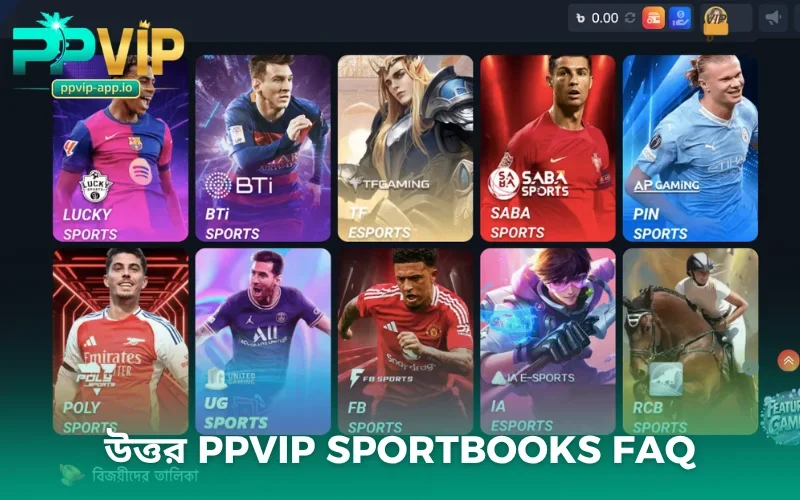 উত্তর PPVIP Sportbooks FAQ